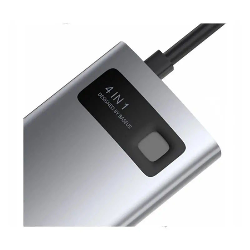 هاب 4 پورت باسئوس Metal Gleam Series Type-C - 4